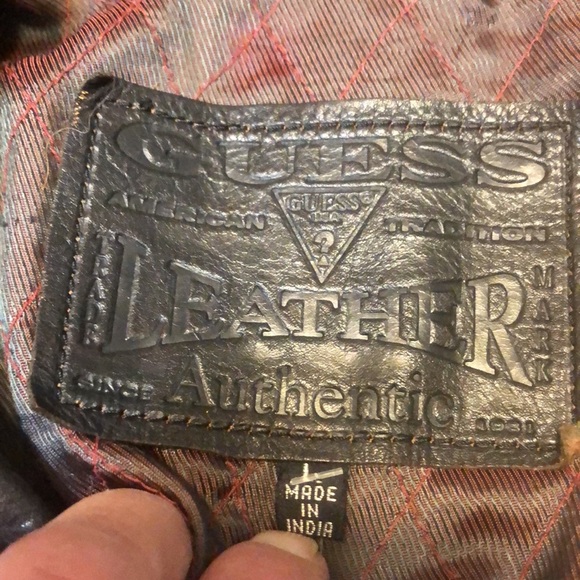 Vintage Guess U.S.A. Genuine leather jacket - Picture 2 of 16